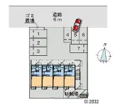 ★手数料０円★弘前市高田２丁目　月極駐車場（LP）